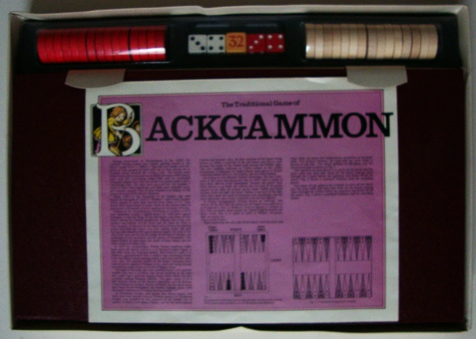 The Traditional Game of BACKGAMMON 1970's Made in England NOTES by R.C. BELL - Image 2 of 4
