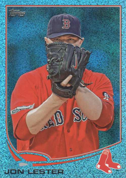 2013 Topps Silver Slate Blue Sparkle Wrapper Redemption #541 Jon Lester - BB