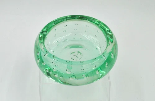 Vintage Blenko Glass Bowl - #B511 Controlled Bubbles