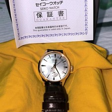 Seiko Manual Wind Watch Silver Skeleton Back Unisex Used