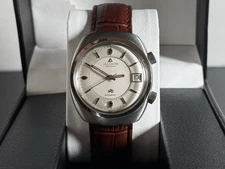 ‘70s LeCoultre Memovox HPG Ref. 9508 Steel Automatic In Phenomenal Condition