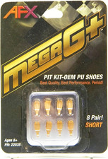 Racemasters Mega G Pit Kit PU Shoes - Short 22035 HO Slot Racing Cars