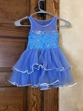 Weissman Purple/Blue Sequin Dance Dress