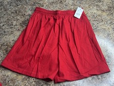 Vtg. Russell Athletic shorts youth size XL Y2K 90s deadstock NWT Red