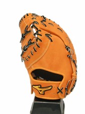 Mizuno Pro Abe First Baseman Baseball Glove Soft Leather Orange F #S401029