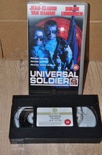 Universal Soldier Vintage VHS Tape