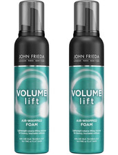 2 PACK John Frieda VOLUME LIFT AIR WHIPPED FOAM Mousse Fine Flat Hair 7.5 oz
