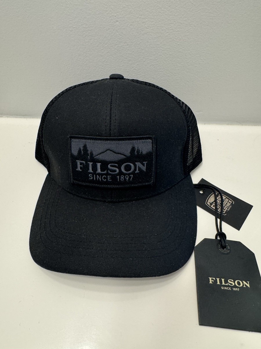 Filson C.C. Filson NWT Logger Mesh Cap Oil Finish Tin Hat Black
