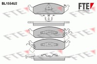 Bremsbelagsatz Scheibenbremse FTE 9011063 FüR Chrysler Stratus JA Cirrus JX 16V