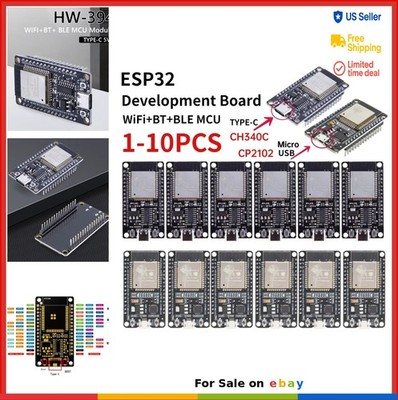 ESP32 Development Board Type-C CH340C WiFi Bluetooth Dual Core Wireless Module