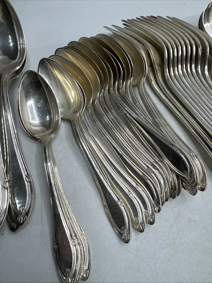 Gorham GM CO Providence 1919 cubiertos antiguos cubiertos lote de 50 piezas casi nuevo Foto 3 de 4