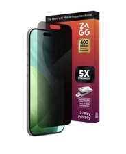 ZAGG Apple iPhone Air 6.6 Glass Elite 2 Way Privacy Screen Protector New Sealed