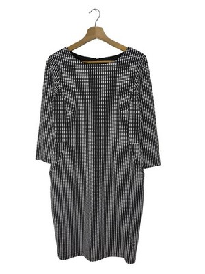 MORE & MORE Strickkleid Damen Kleid Gr. DE 38 hellgrau Party-Look