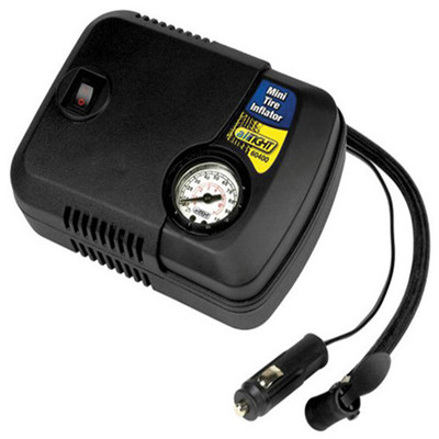 Performance Tools Mini Tire Inflator, 12V Portable Air Compressor, 100 PSI,