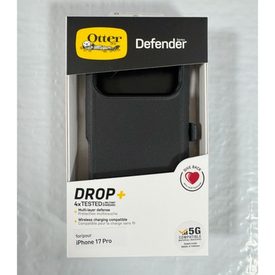 #ad OtterBox Defender Case with Holster Case for iPhone 17 Pro Black Case $18.95
