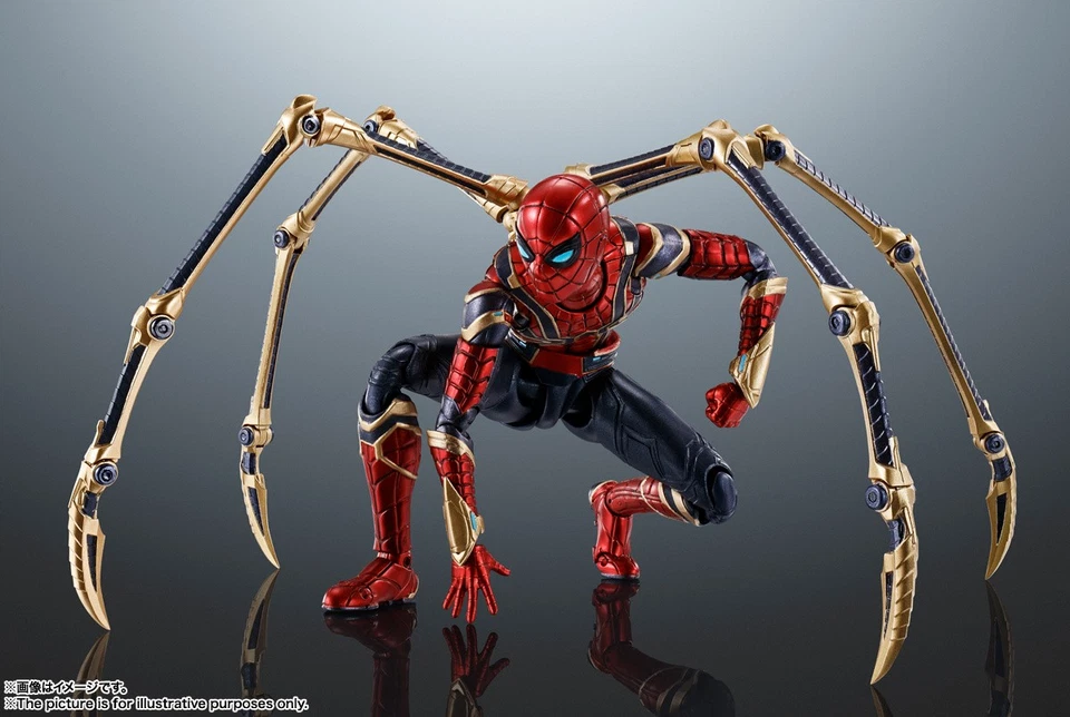 Figura de acción Bandai Spider-Man: No Way Home S.H.Figuarts Iron Spider Foto 4 de 4