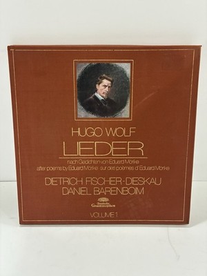 Hugo Wolf Lieder Vol. 1 - Fischer-Dieskau & Barenboim - 3LP Box Set DGG 2709 053