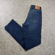 Levis Mid Rise Skinny Jeans Womens 6M W28 L30 Blue Medium Wash Stretch Denim