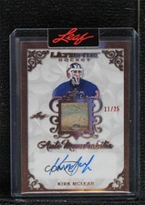 2023 Leaf Ultimate Memorabilia Bronze Spectrum 11/25 Kirk McLean Auto 11jd