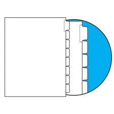 90#, 1/8 Cut, Blank Indexes, Clear Copier Mylar on Tab Area, Straight Collated