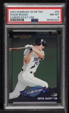 2001 Donruss 2000 Retroactive Stat Line Career 110/118 Wade Boggs PSA 8 HOF 0nr3