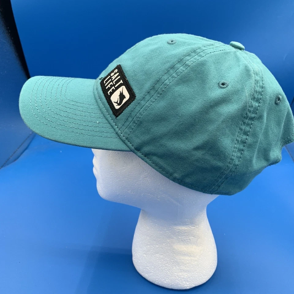 Sombrero Salt Life Original Est.03, parche con logotipo azul, salado vivo, 100 % algodón Foto 2 de 4