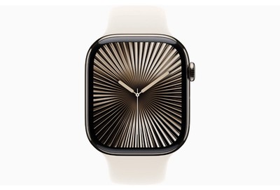 Apple Watch Series 10 Cell 46mm Gold Titanium - Starlight Sport Band Apple Warra