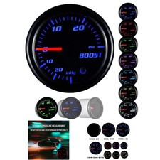 Performance Enhancing Turbo Boost Gauge 30 Psi Mechanical Hose T-fitting