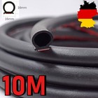 10m D- Typ Autotürdichtung Gummidichtung Selbstklebend Dichtband Kfz Tür Fenster