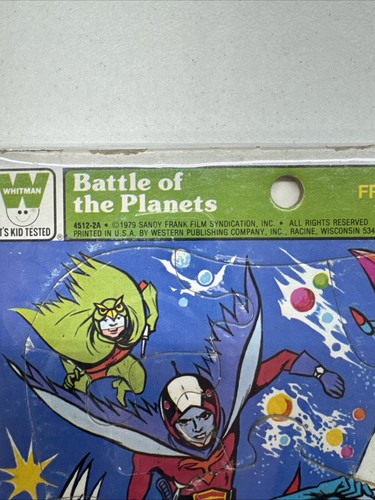 Vintage 1979 Whitman Battle Of The Planets Frame Tray Puzzle - Picture 2 of 3