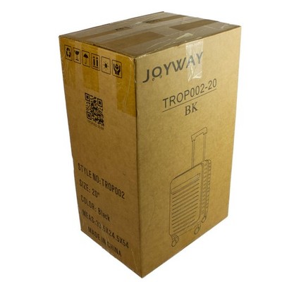 Joyway 20'' Carry-On Travel Luggage Black New Sealed Box