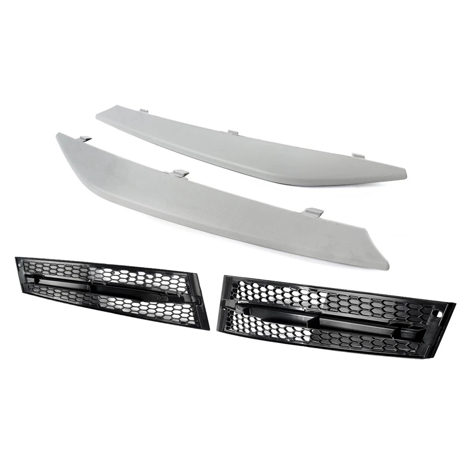 LH+RH Front Bumper Grille+Trim Fog Light Grill For 2011-13 BMW 335i 328i E92 E93 Foto 3 de 4