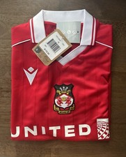 MEN'S MACRON WREXHAM AFC 25-26 AUTHENTIC HOME SOCCER JERSEY-Size M
