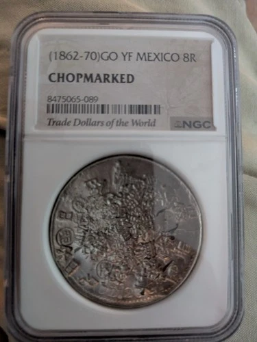 1862 Mexico 8 Reales — photo from the most recent tracked eBay sale