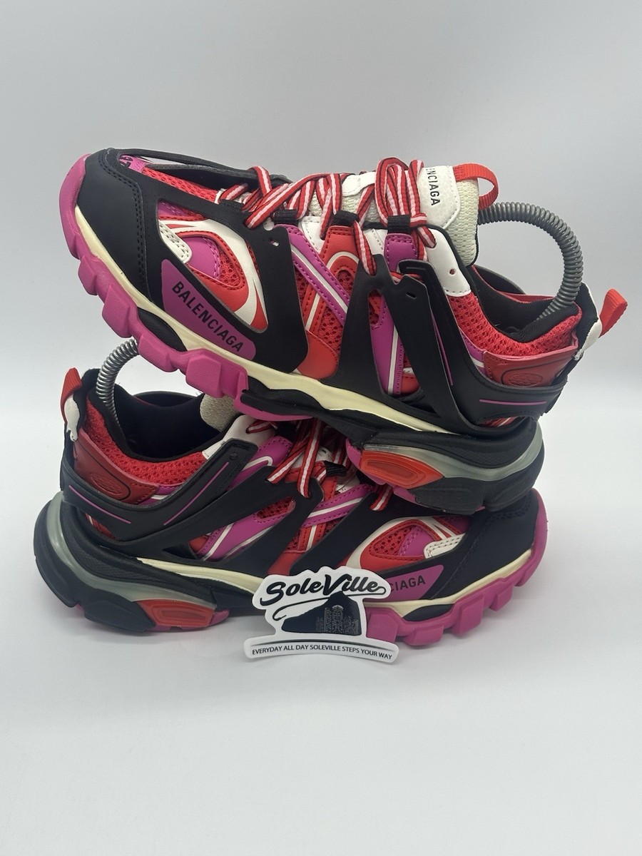 Size EU37 (US 7) - Balenciaga Track Sneaker Black/pink/Red Size | eBay