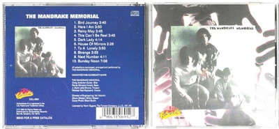 The Mandrake Memorial - SAME - Rare 1996 USA 10trk Collectables issue CD
