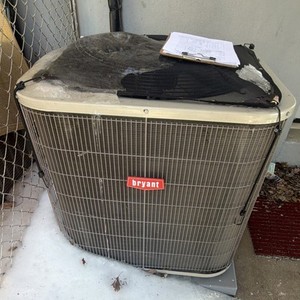 Bryant Home Air Cooled Condenser Unit Gray Beige Air Conditioner Replacement