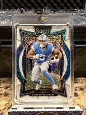 David Montegomery 2024 Select Football Concourse White Sparkle SSP