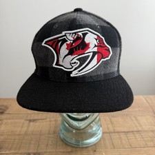 Nashville Predators NHL Hockey Hat Zephyr Headwear Plaid Snapback Cap