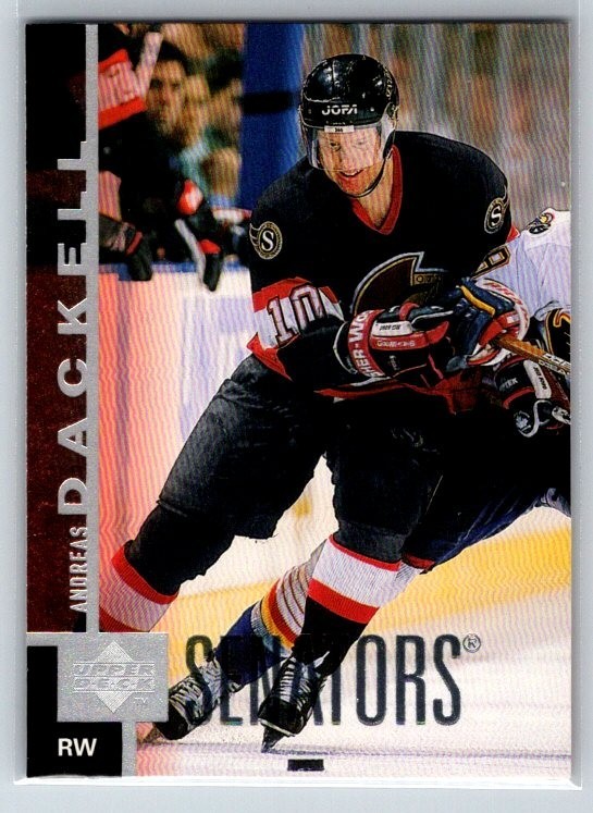 1997-98 Upper Deck #323 Andreas Dackell Ottawa Senators