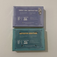 The Good and Beautiful Anteater Addition Snowy Owl Subtraction Card Games - New