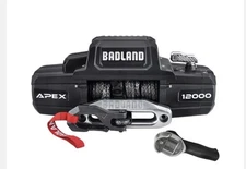 New BADLAND APEX 12,000 lb. Winch with Synthetic Rope &Wireless Remote (56383)