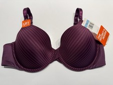 NWT Warners Secret Makeover Lift Full Coverage Underwire Bra 01381P 38C Burgund