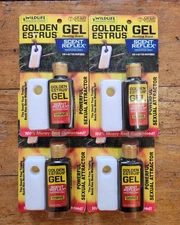 4 Pack Wildlife Research Golden Estrus Scent Gel Hunting Scent 2 oz Each Bottle