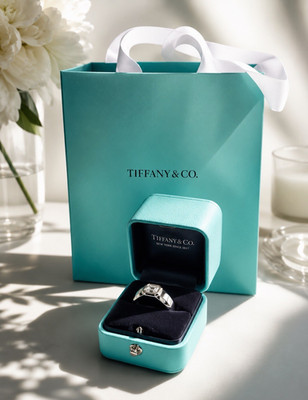 Tiffany s Men's Engagement Ring in Platinum with an Emerald-cut Diamond