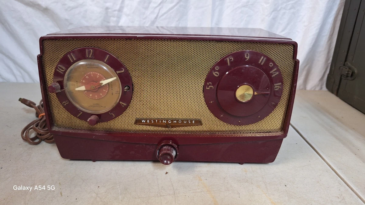 Westinghouse Clock Radio Indiana Collectible Tube Radios (1930