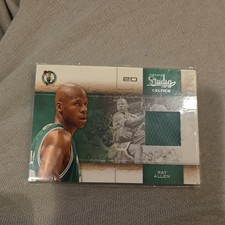 2009-10 Panini Studio RAY ALLEN #58 Game Worn Jersey Swatch Patch /249 Celtics