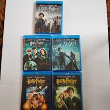 Lot of 5 Harry Potter Blu Ray Disc Movies 2001-2011 Titles In Description