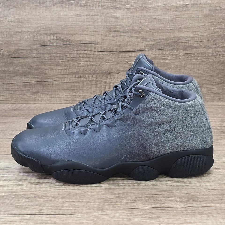Nike Air Jordan Horizon Low Premium Hombre Talla 12 Gris Negro Tenis (850678-003) Foto 3 de 4