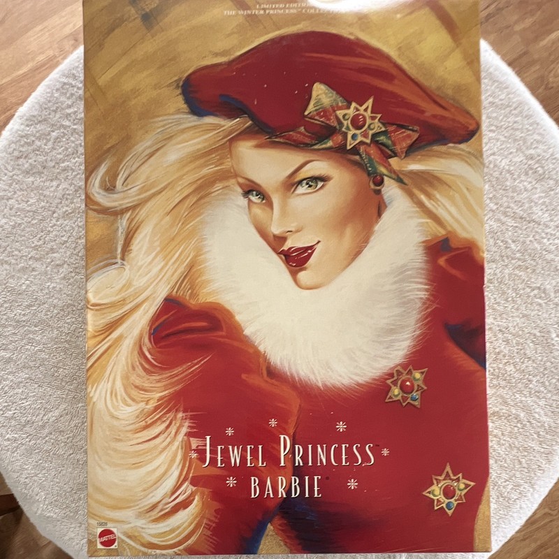 Limited Edition Jewel Princess Barbie 1996 New In Box